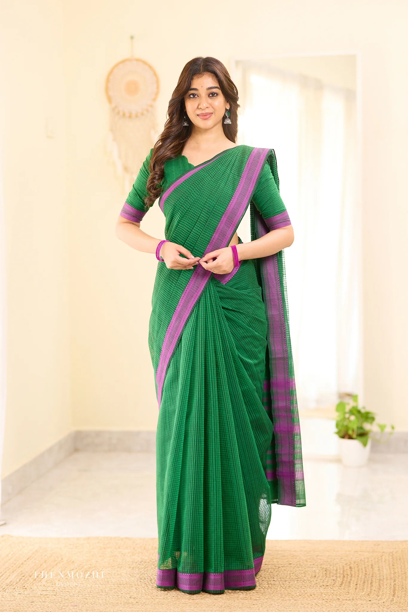 Green Colour Saree For Women